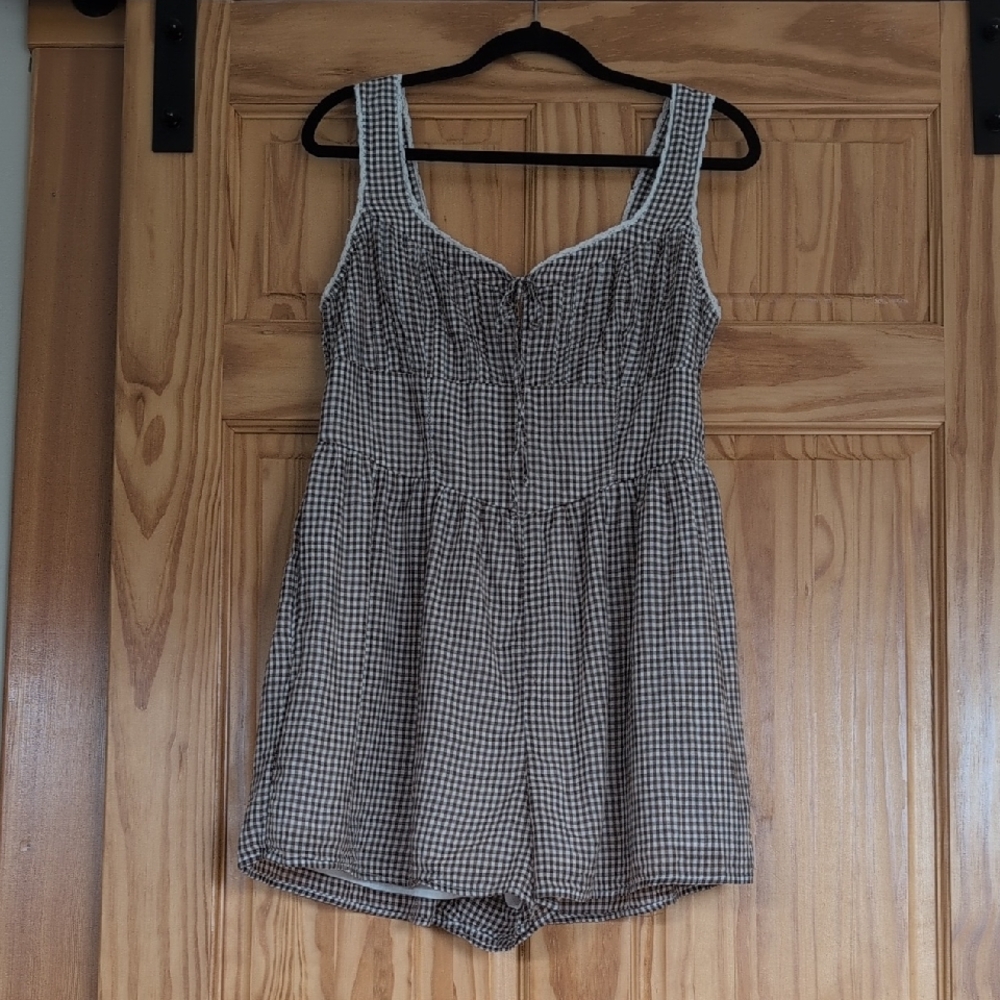 Checkered Romper